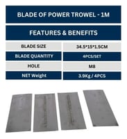 طقم ريش هليكوبتر معكوف شد 4 لماكينة تسوية الخرسانه...