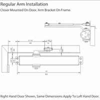 دفاش باب كبير اكاد مع غطاء للحماية 30 سم فضي للابو...
