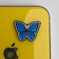 استكر جوال | فراشة زرقاء