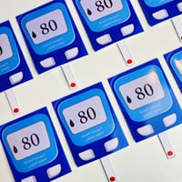 بطاقات معدلات السكر