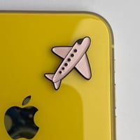 استكر جوال | طائرة وردية