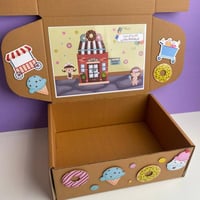 بوكس التاجر | تصميم دونات