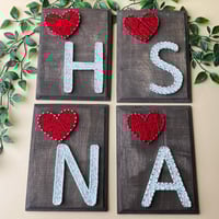 لوحة خشبية | حرف انقلش