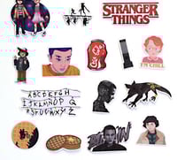 Stranger things ملصقات | 66 قطعة