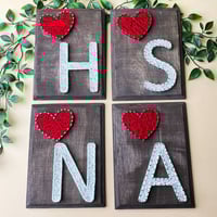 لوحة خشبية | حرف انقلش