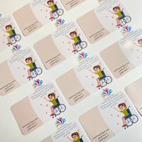 بطاقات للتوزيعات ليوم الاعاقة العالمي