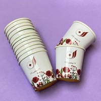 كوب ورقي | ورد عودي