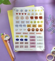 ملصقات للأجندة والمنظم