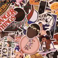 Stranger things ملصقات | 66 قطعة