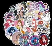 ملصقات أميرات ديزني | 50 قطعة