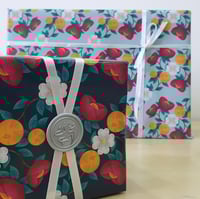 ورق تغليف ورود - أزرق فاتح