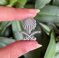 بروش سيفين و نخلة | معتق ذهبي