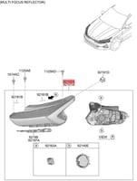 2020 الى 2023 شمعة يسار جهة السائق اوبتيما k5 اصلي...