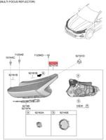 2020 الى 2023 شمعة يمين جهة الراكب اوبتيما k5 اصلي...
