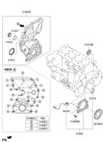طقم صوفة زيت هونداي ديزل 214402F060 اصلي وكالة شام...