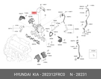 تيربو ديزل كيا ستينجر G80 G70 من 17 الى 21 اصلي وك...