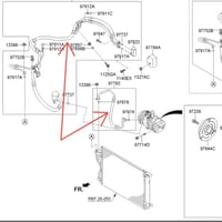 طقم كامل ليات المكيف سبورتاج ديزل من 2015 الى 2023...