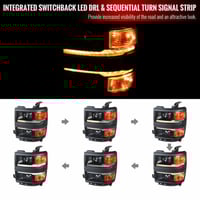 شمعات ليد متحركة سلفرادو من 2014 الى 2015 شامل رسو...