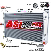 رديتر ماء رياضي 4 طبقات المنيوم 2 ملم كابرس 2005 2...
