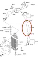 بيب المنيوم وسط انتركولر يسار ازيرا ديزل من 2013 ا...