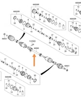 وصلة عكس امامي يمين كيا كادينزا من 2016 الى 2017 ا...