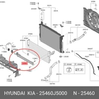 2023-2018 جينيسس G70 مبرد زيت اصلي وكاله شامل رسوم...