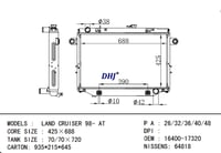 رديتر ماء تويوتا لاندكروزر ديزل من 1998 الى 2007 ش...