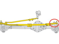 يسار جهة السائق ذراع دركسون خارجي امامي دوج 2003-2...