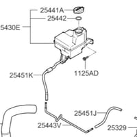 2016-2012 هونداي افانتي النترا ديزل قربة ماء رديتر...