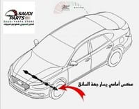 عكس امامي يسار جهة السائق هونداي سوناتا ديزل محرك...