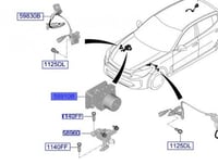وحدة تحكم جهاز مانع الإنغلاق (ABS) كيا ستينجر من 1...