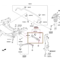 من 2014 الى 2019 جينسس مقص امامي سفلي متأخر يمين ج...