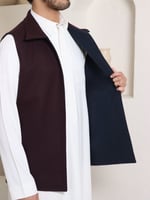 سديري عنابي وكحلي قلابي "جوخ"