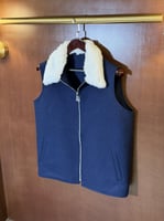 سديري كحلي فرو ابيض