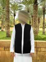 سديري اسود مع رمادي "جوخ"