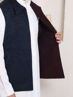 سديري عنابي وكحلي قلابي "جوخ"