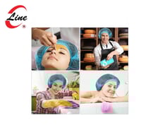 غطاء رأس - ازرق - غير منسوج - "21مجعد - كرتون 1000...