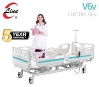 سرير كهربائي 4حركات كونتـرول يدوي تحمل 250 كلج