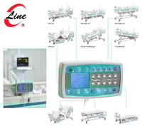 سرير عناية 5حركات مع نظام وزن المريض - اضاءة - XRa...