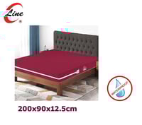 غطاء مرتبة - احمر مضاد للبكتـريا مقاوم للماء و الس...