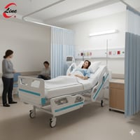 سرير كهربائي 4حركات كونتـرول يدوي تحمل 250 كلج