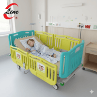 سرير اطفال كهربائي 5حركات - قفل مركزي - تركي