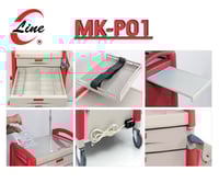 عربة طوارئ - Crash Cart New Model 6 Drawers