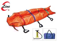 نقالة هوائية مع احزمة(حقيبة + منفاخ)