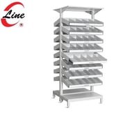 خزانة طبية للأدوية منزلقة مزدوجة