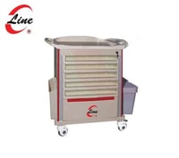 عربة توزيع أدوية 25درج مقسمة صيني MK Style