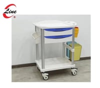 ترولي غيار رفين و 2دراج مقسمين مع سلتين ABS