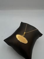 قلادة ايات الكرسي فاخره و انيقه ذهب عيار21