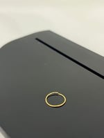 زمام دائري ذهب عيار18 ناعم و انيق للهديا بوابة.5