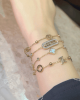 سوار الأيقونات الراقية المطلي بالذهب